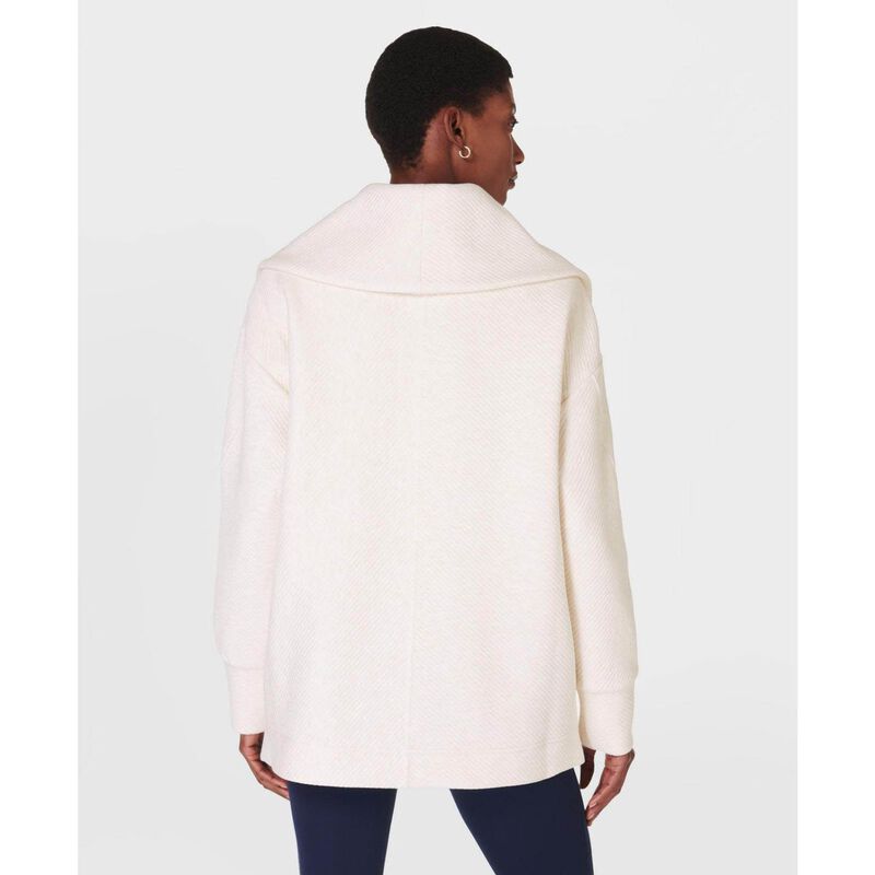 Sweaty Betty Radiant Half Zip Sweatshirt Oatmeal Marl image number 1